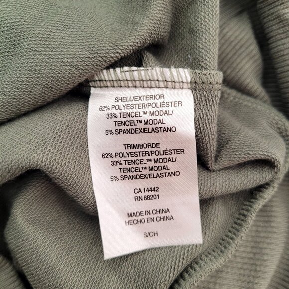 Mondetta Women's Camouflage Print Crewneck Long Sleeve Sweatshirt Green Olive S - Picture 8 of 10